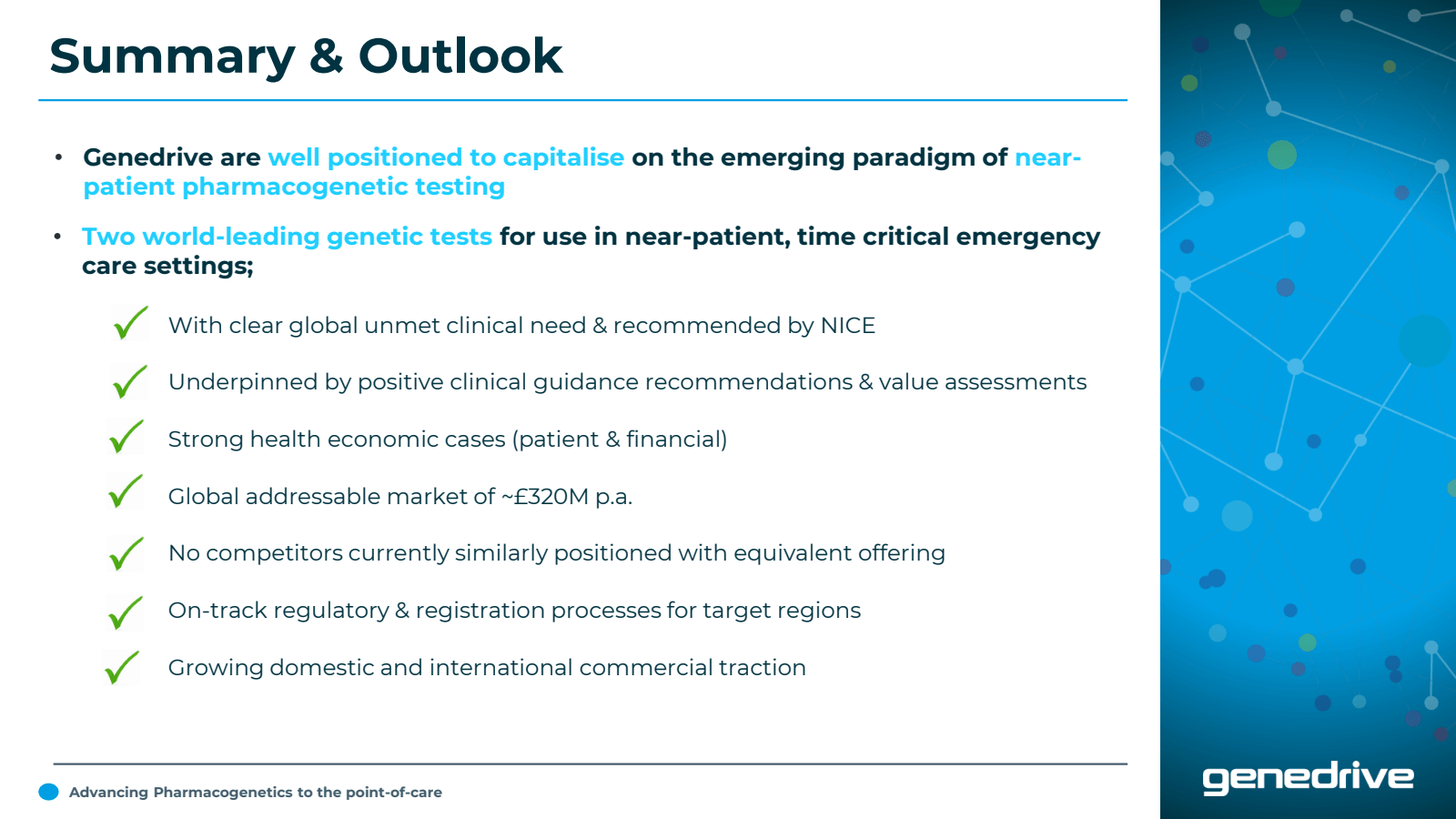 Summary & Outlook 

