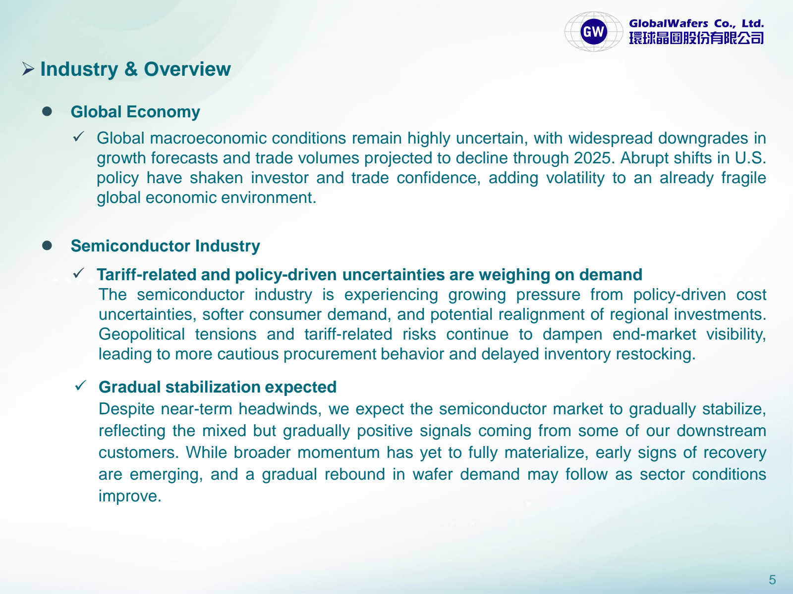 GlobalWafers Co. , L