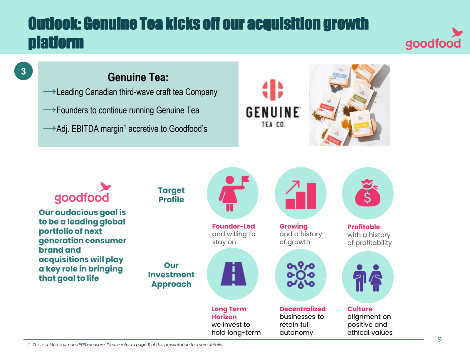 3 

Outlook : Genuin