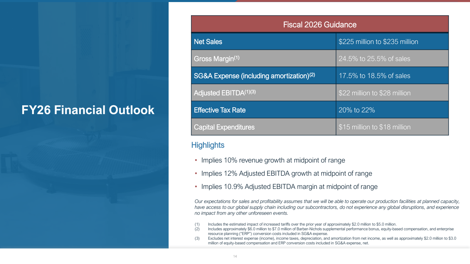 Fiscal 2026 Guidance