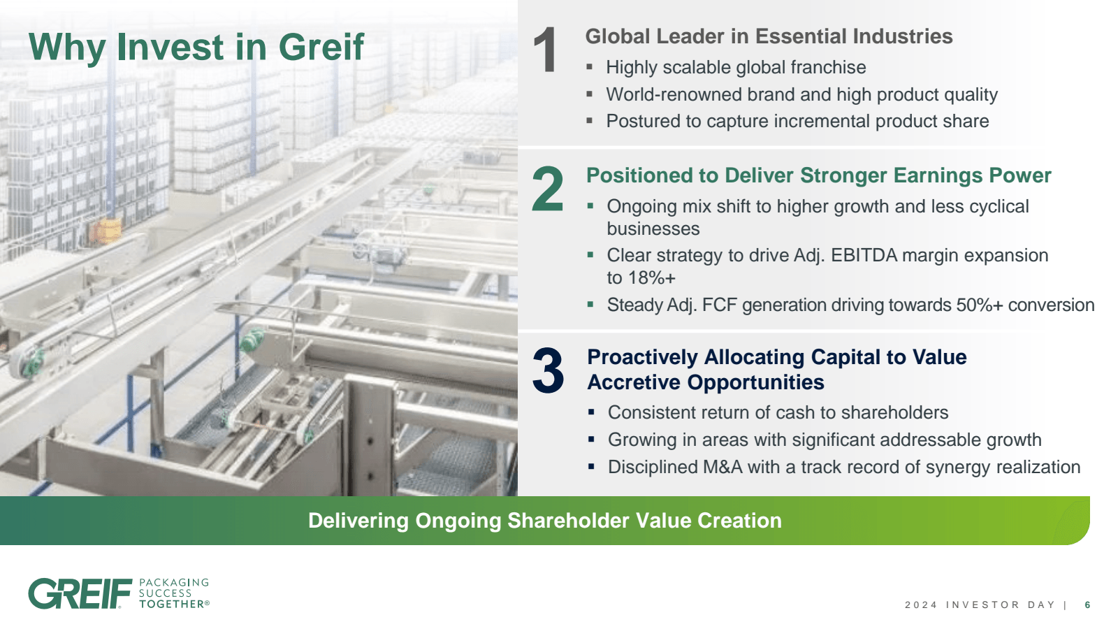 Why Invest in Greif 