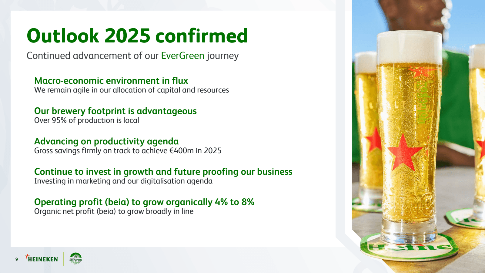 Outlook 2025 confirm
