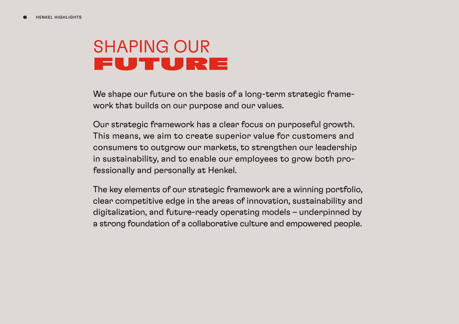 HENKEL HIGHLIGHTS 

