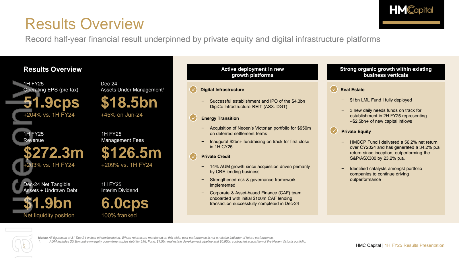 Results Overview 

R