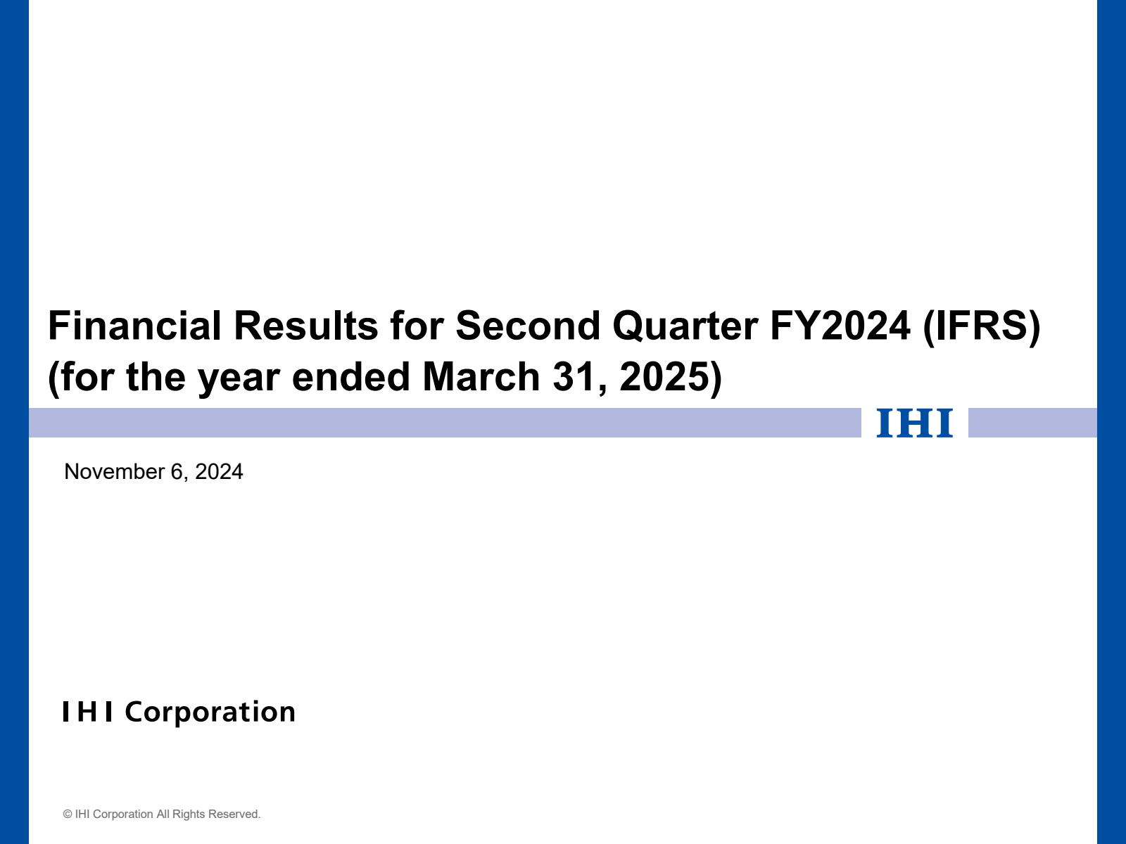 Financial Results fo