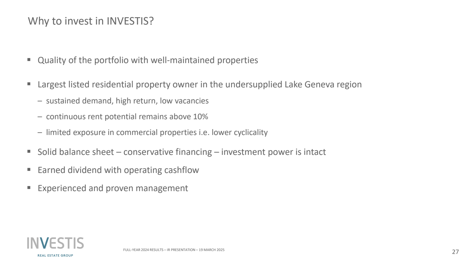 Why to invest in INV