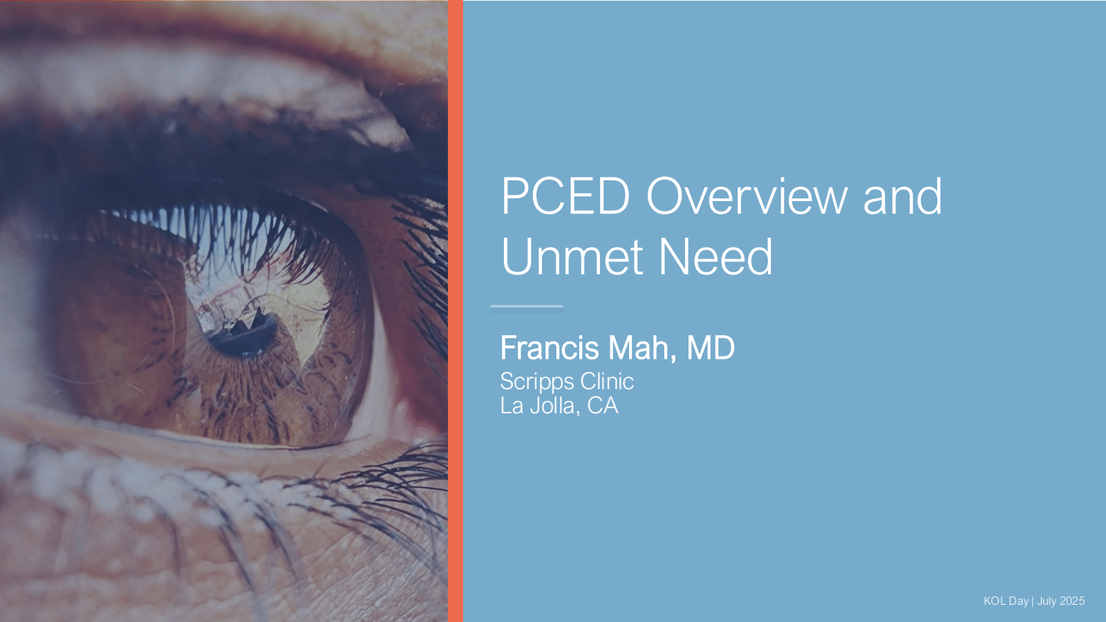 PCED Overview and

U