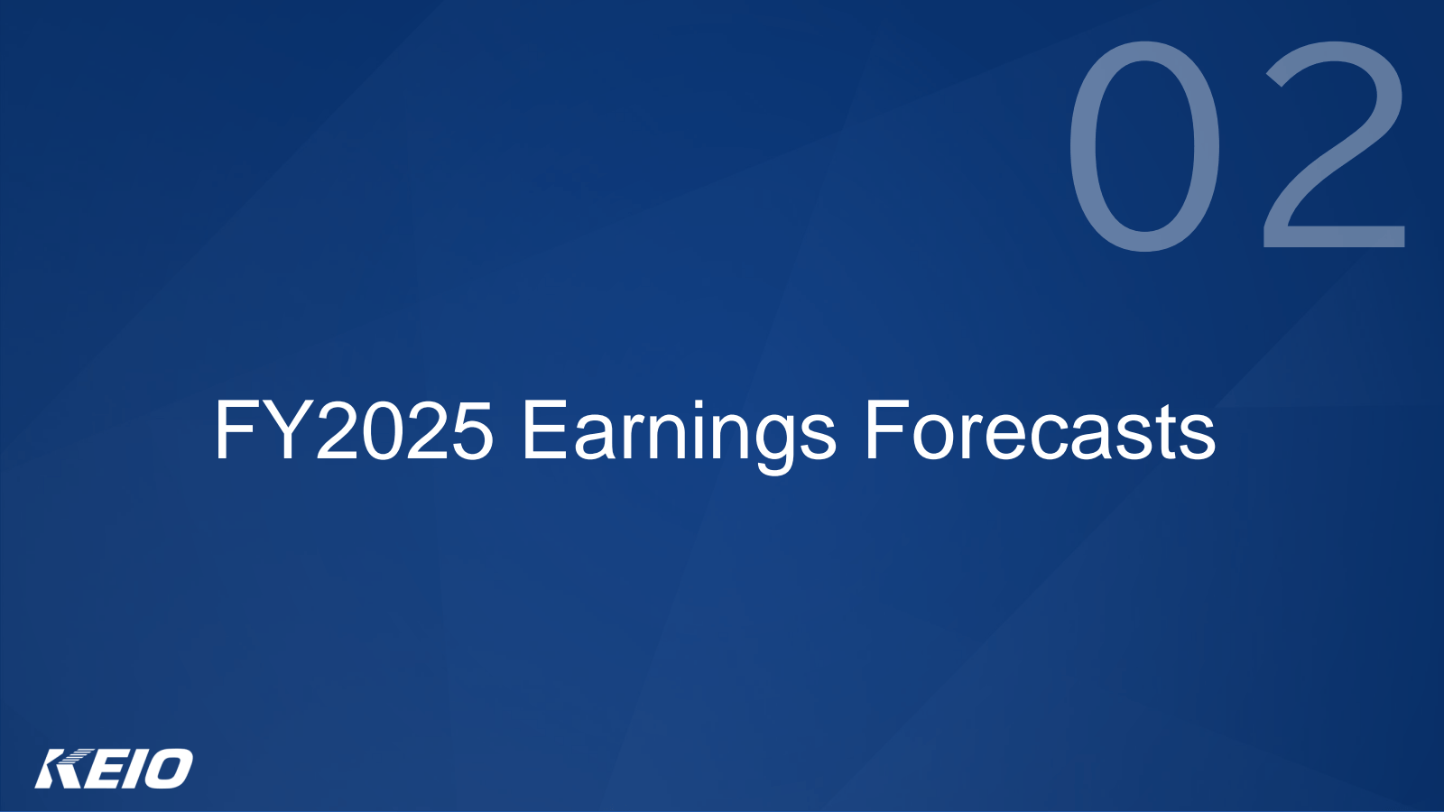 KEIO 

02 

FY2025 E