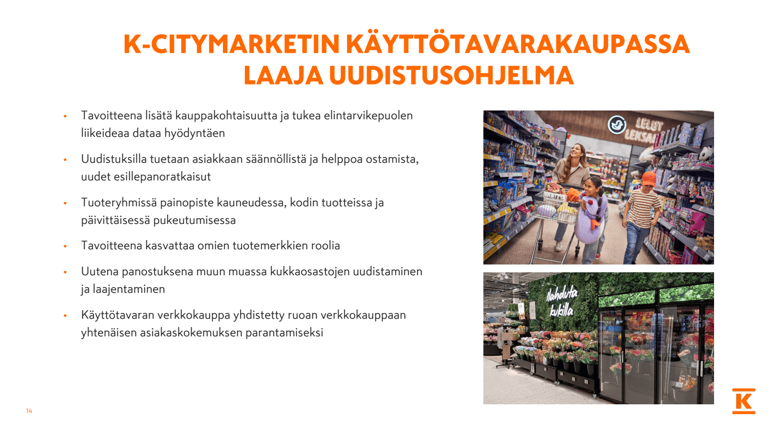 14

K - CITYMARKETIN
