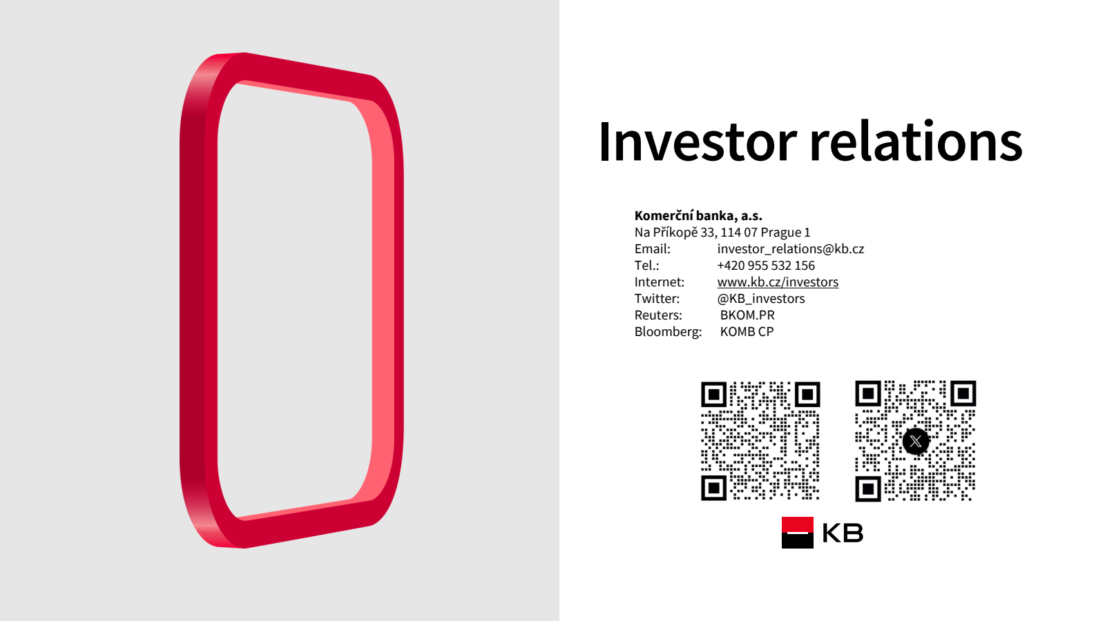 0 

Investor relatio