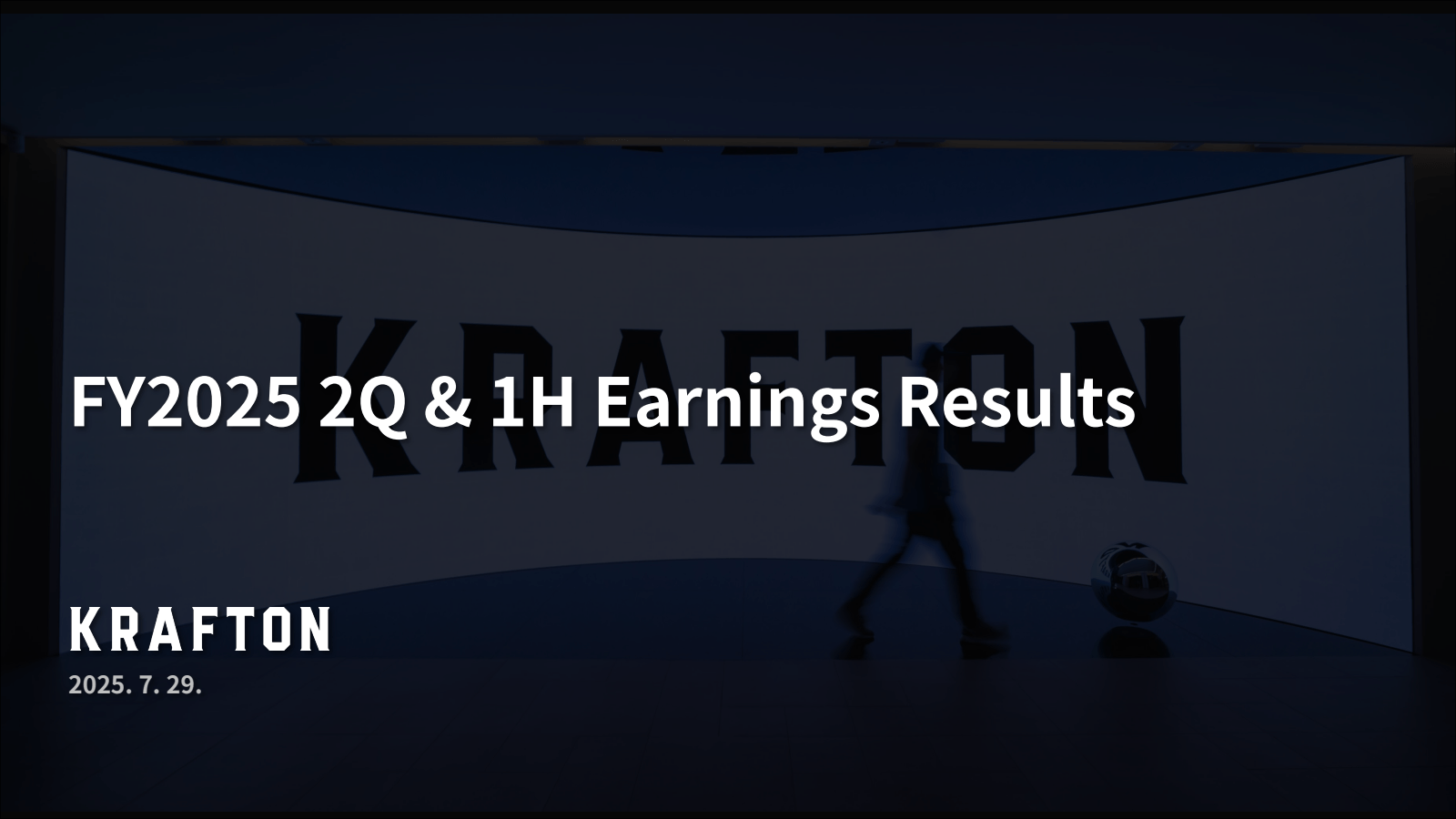 FY2025 2Q & 1H Earni