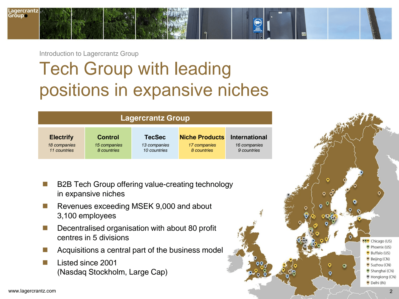 Lagercrantz 

Group 