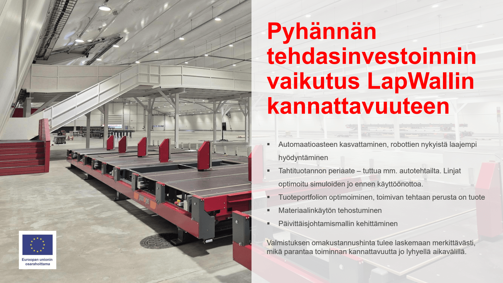 Pyhännän

tehdasinve