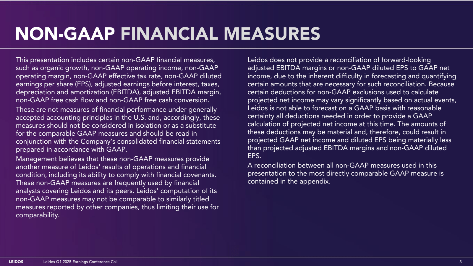 NON - GAAP FINANCIAL