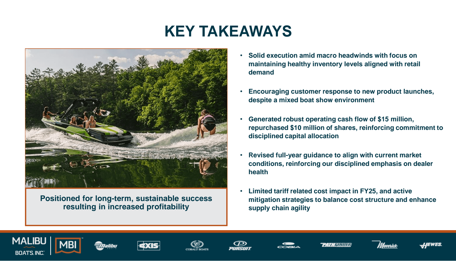 KEY TAKEAWAYS 

• 

