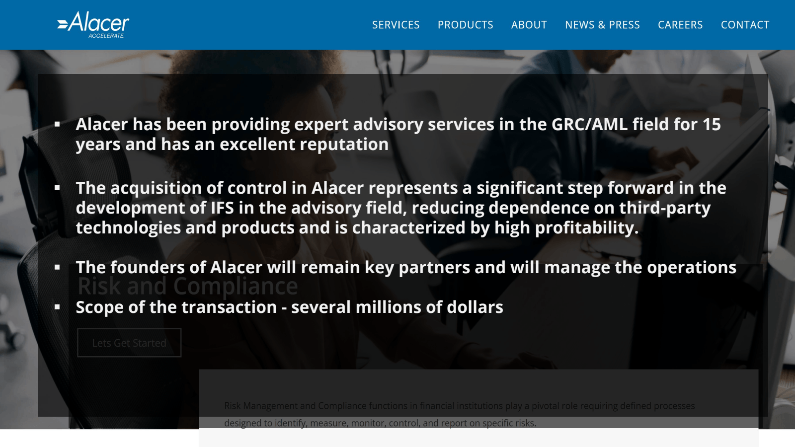 ☐ 

= Alacer 

ACCEL