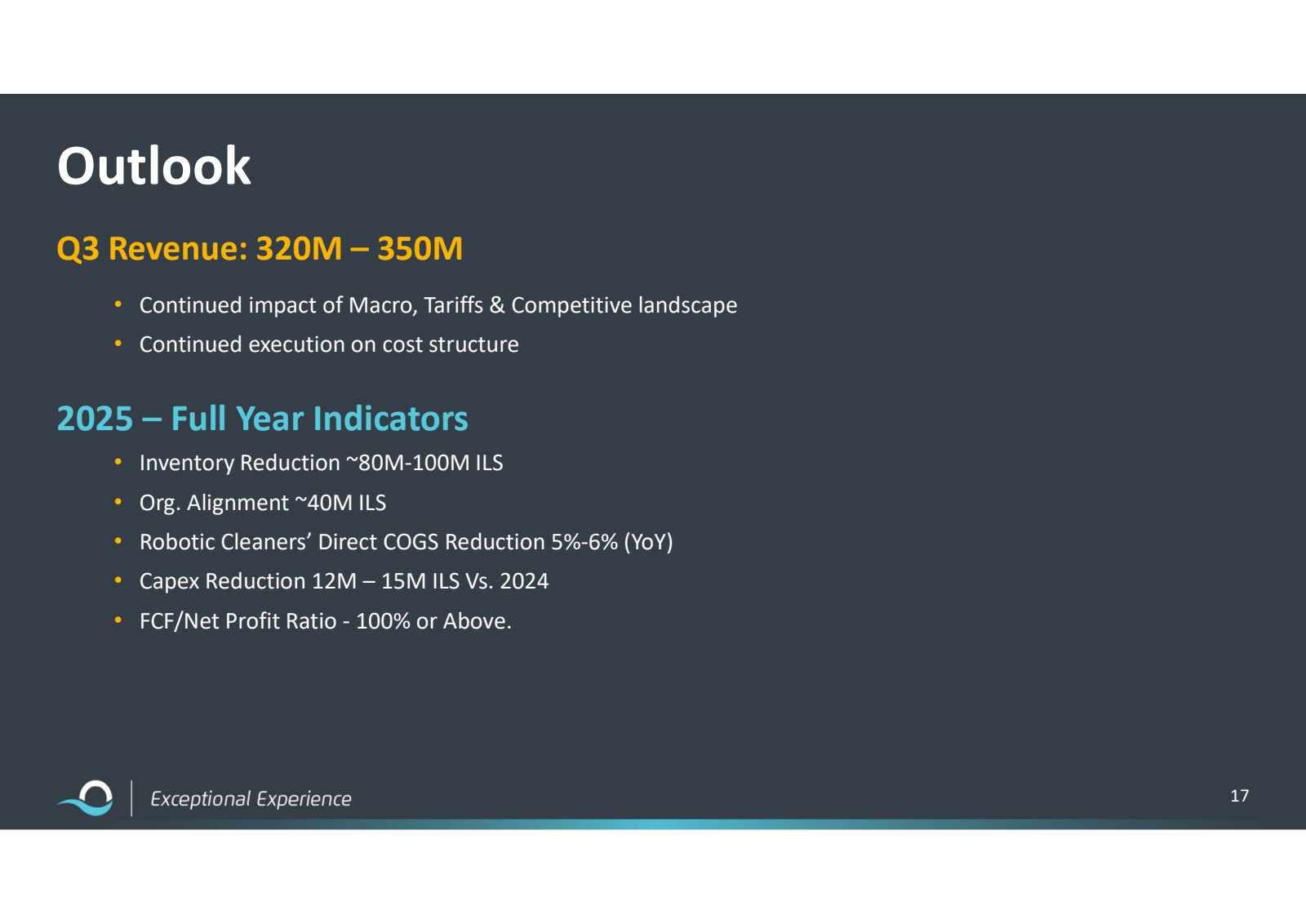 Outlook

Q3 Revenue 