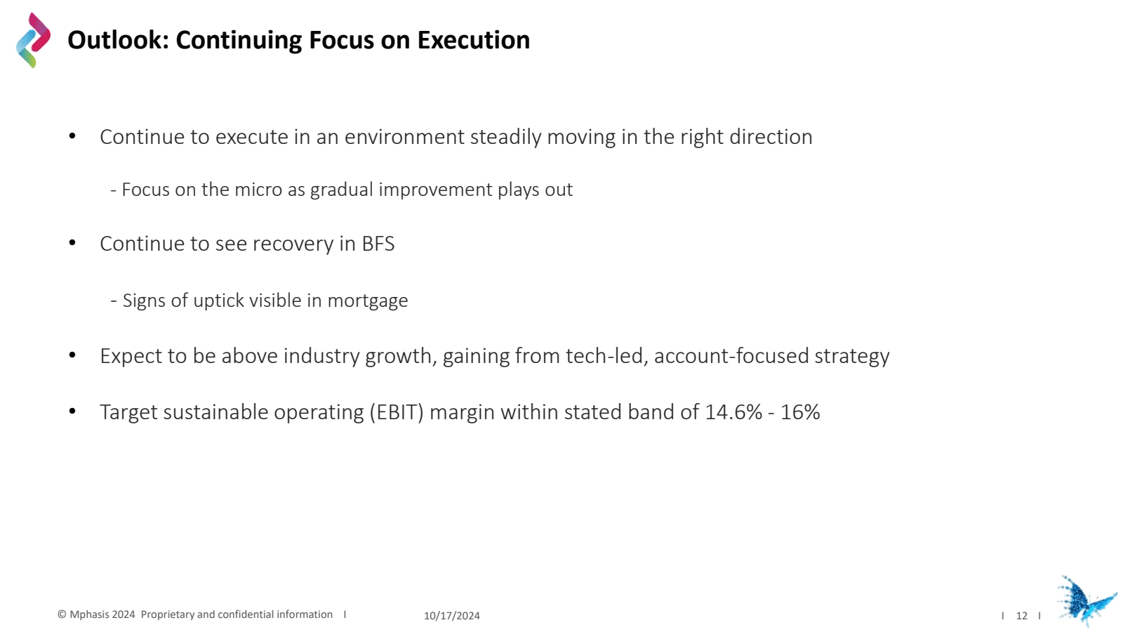 Outlook : Continuing