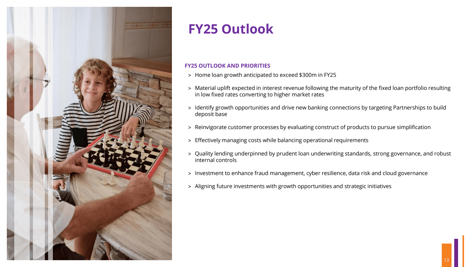 FY25 Outlook 

FY25 