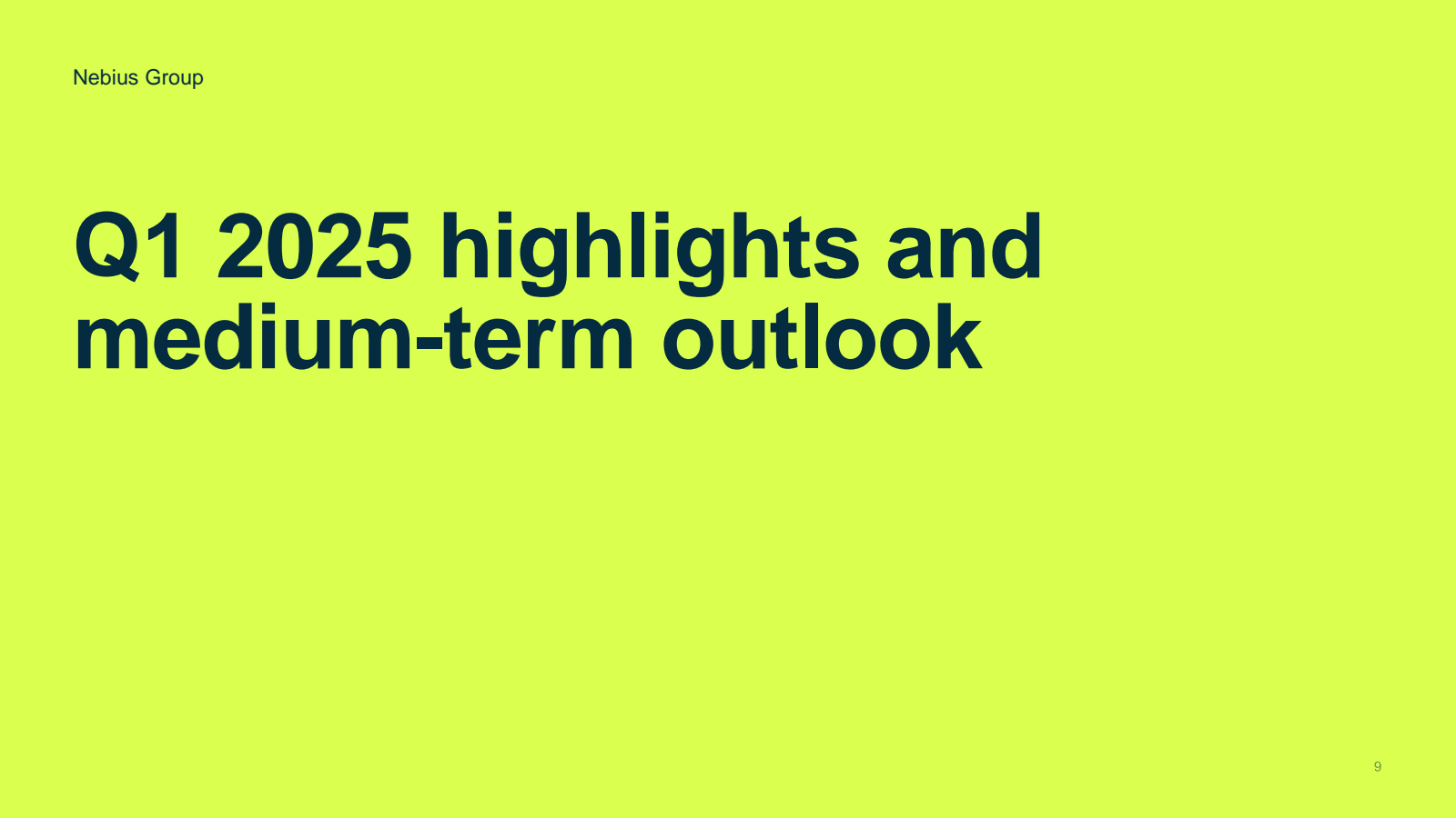 Nebius Group 

Q1 20