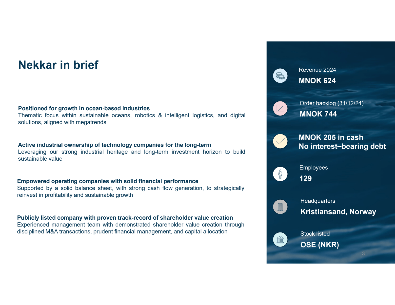 Nekkar in brief 

Po