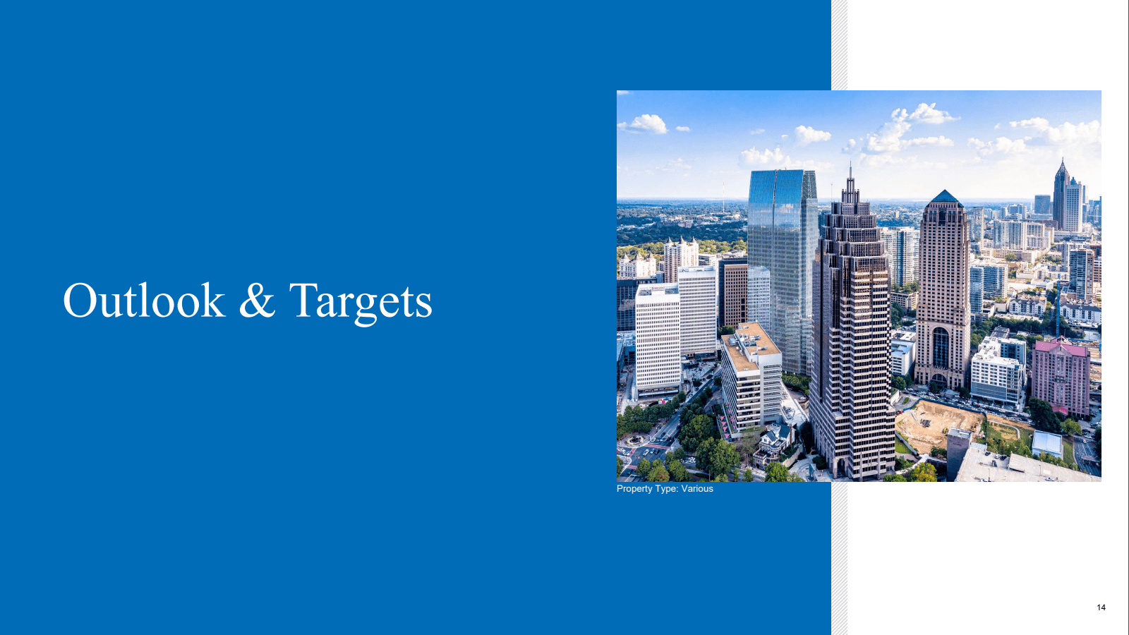 Outlook & Targets 


