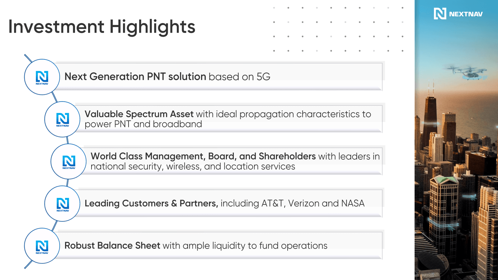 Investment Highlight