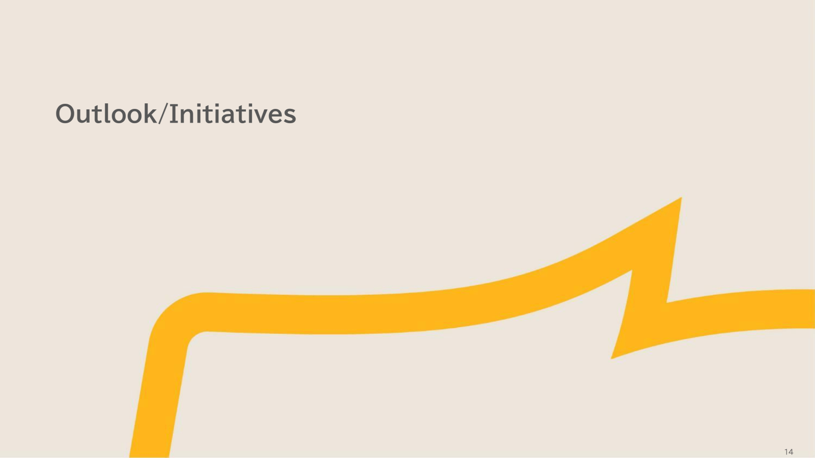 Outlook / Initiative