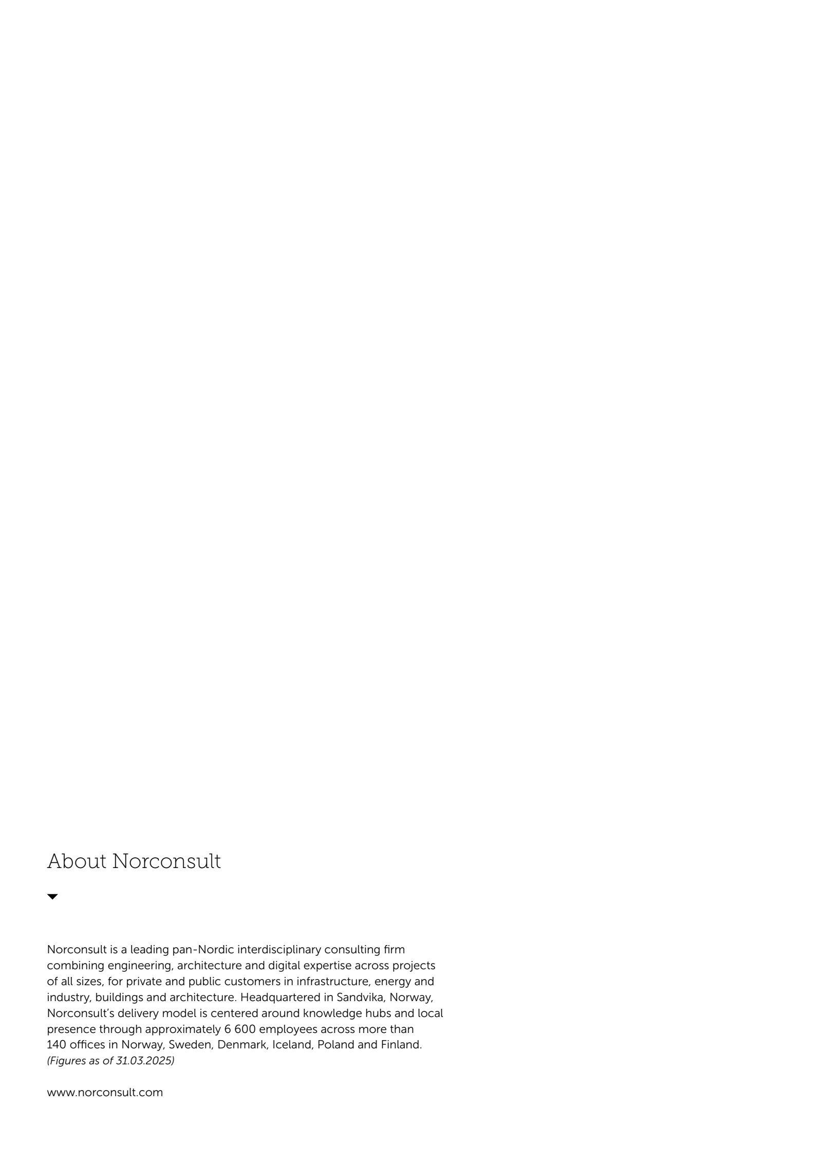 About Norconsult 

N