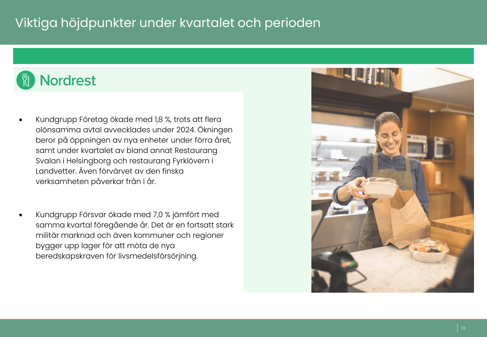 Viktiga höjdpunkter 