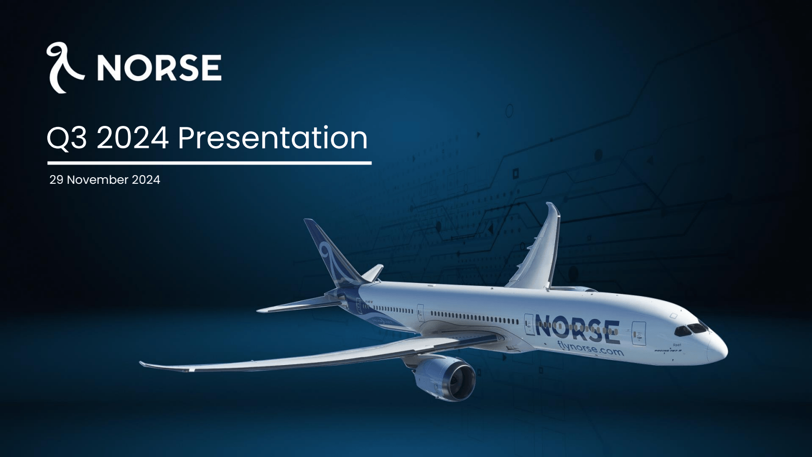 λ NORSE 
Q3 2024 Pre