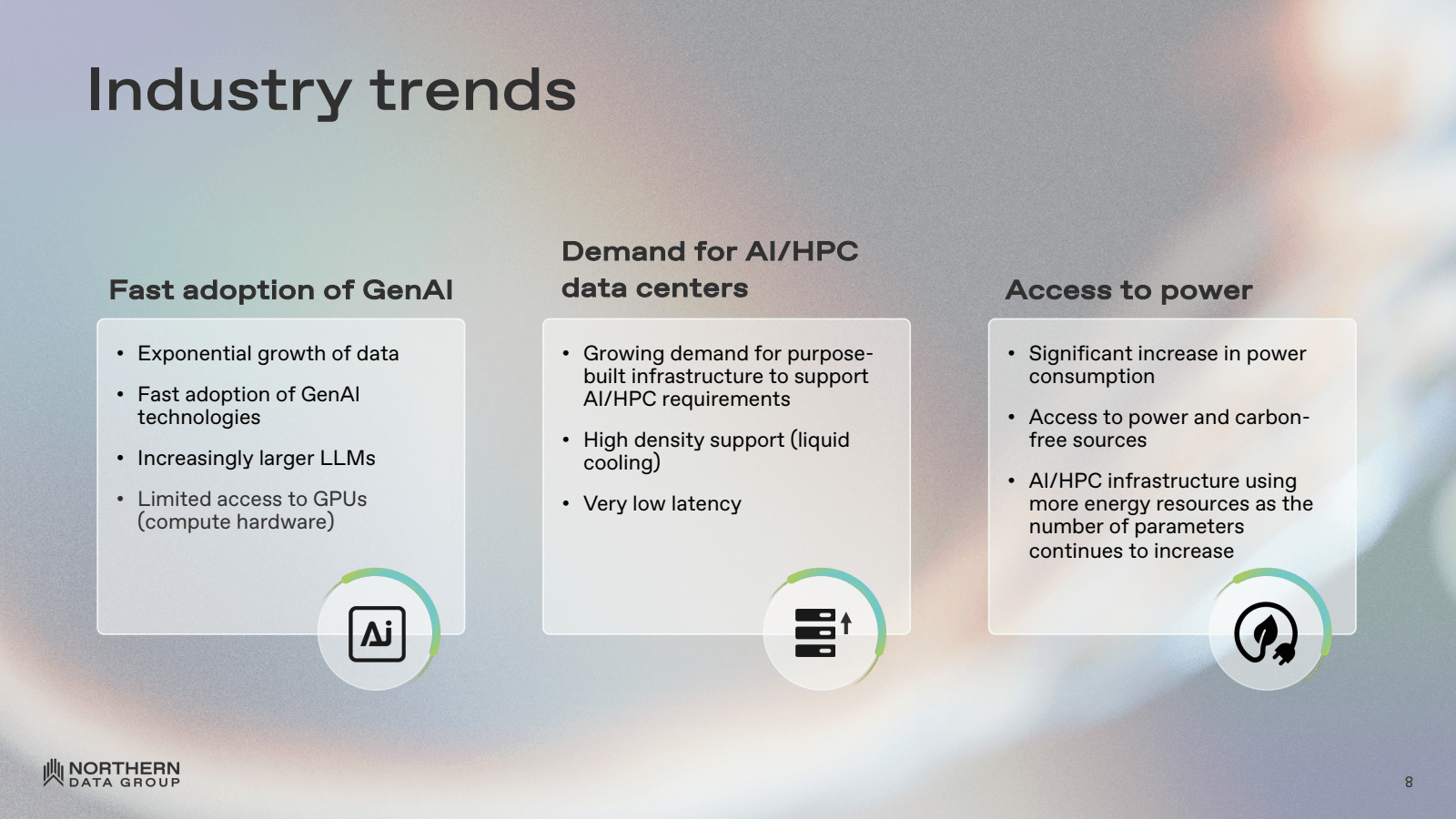 Industry trends 

Fa