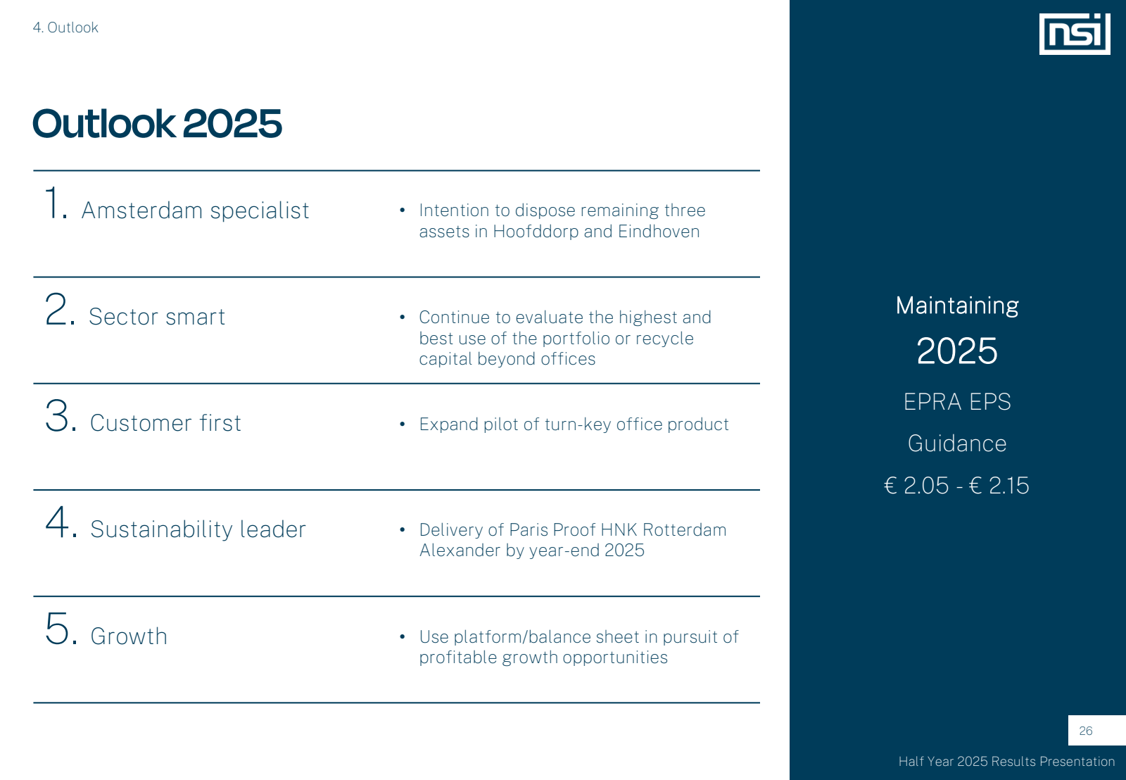 4. Outlook

Outlook 