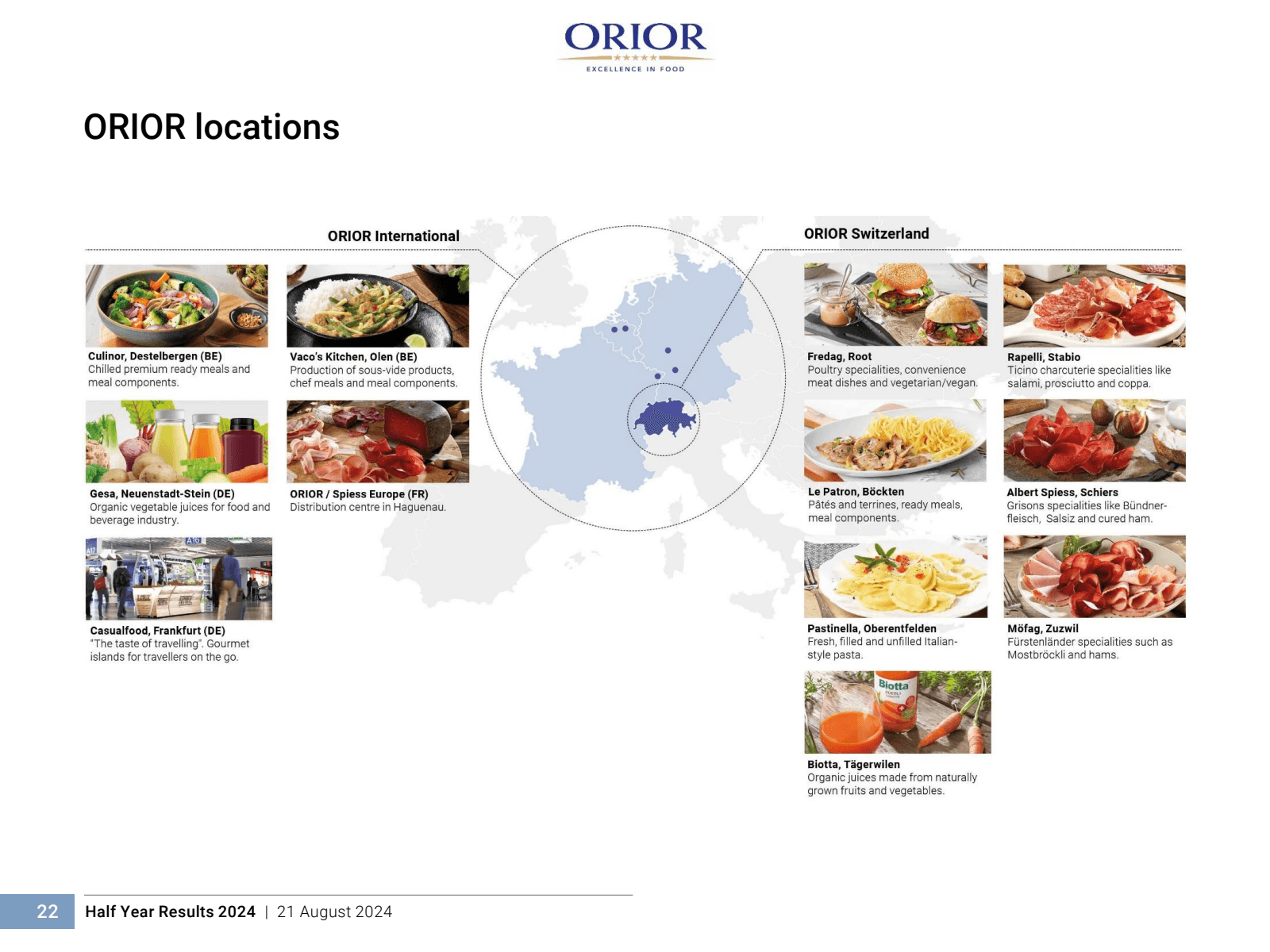 ORIOR locations 

OR