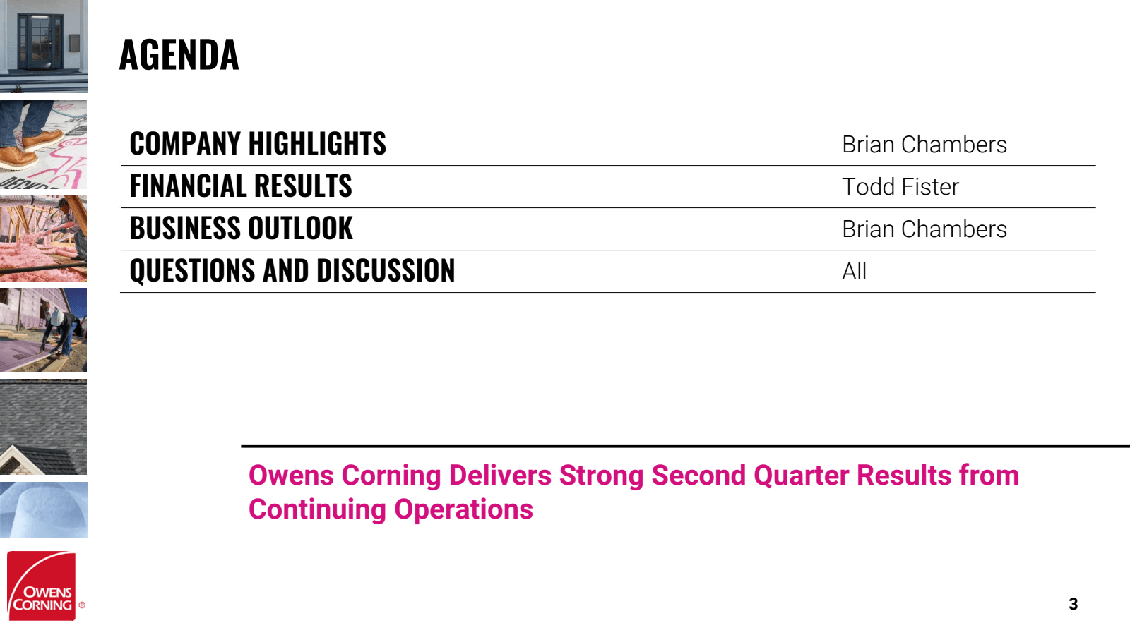OWENS CORNING®

AGEN