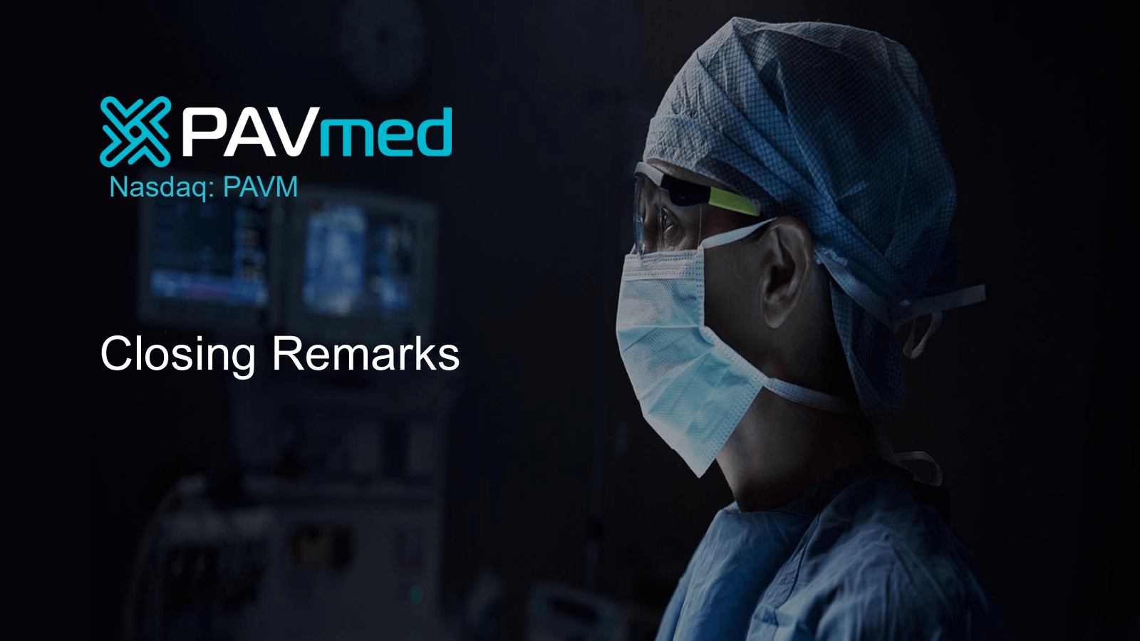 PAVmed 
Nasdaq : PAV