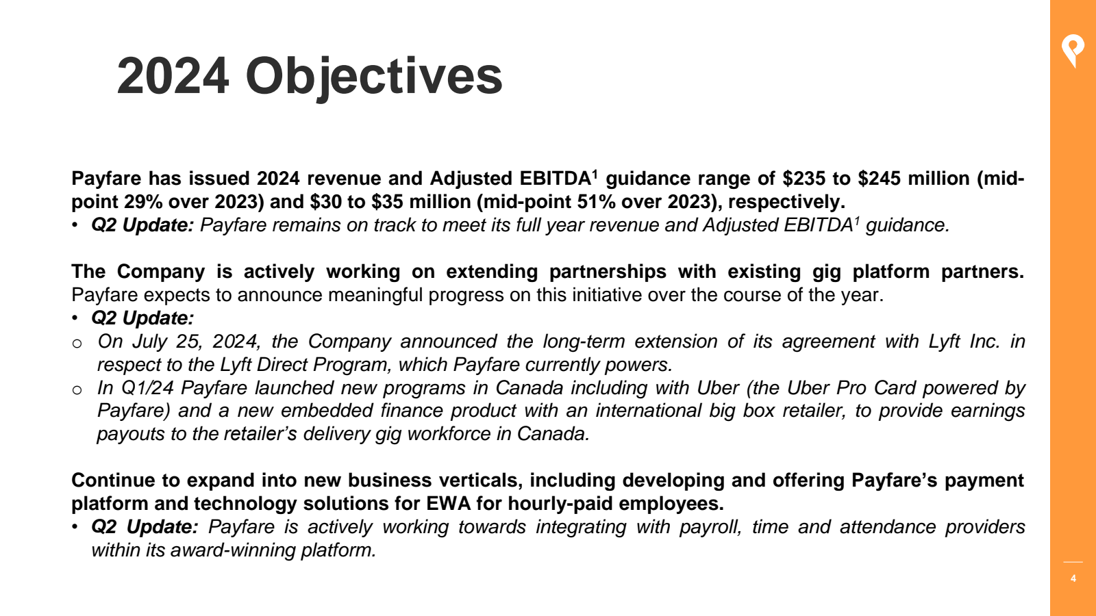 2024 Objectives 

Pa