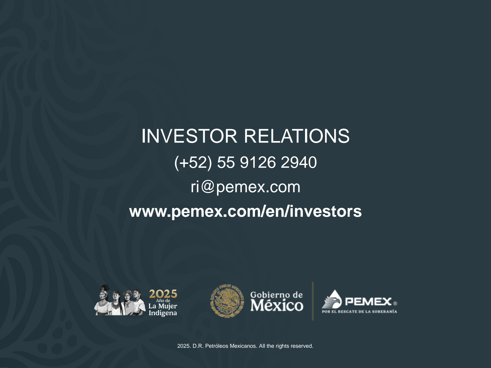 INVESTOR RELATIONS 
