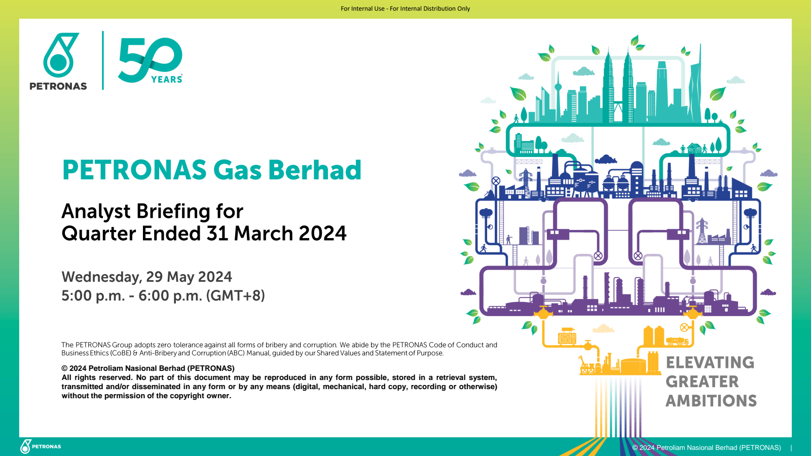8 50 

PETRONAS 

YE