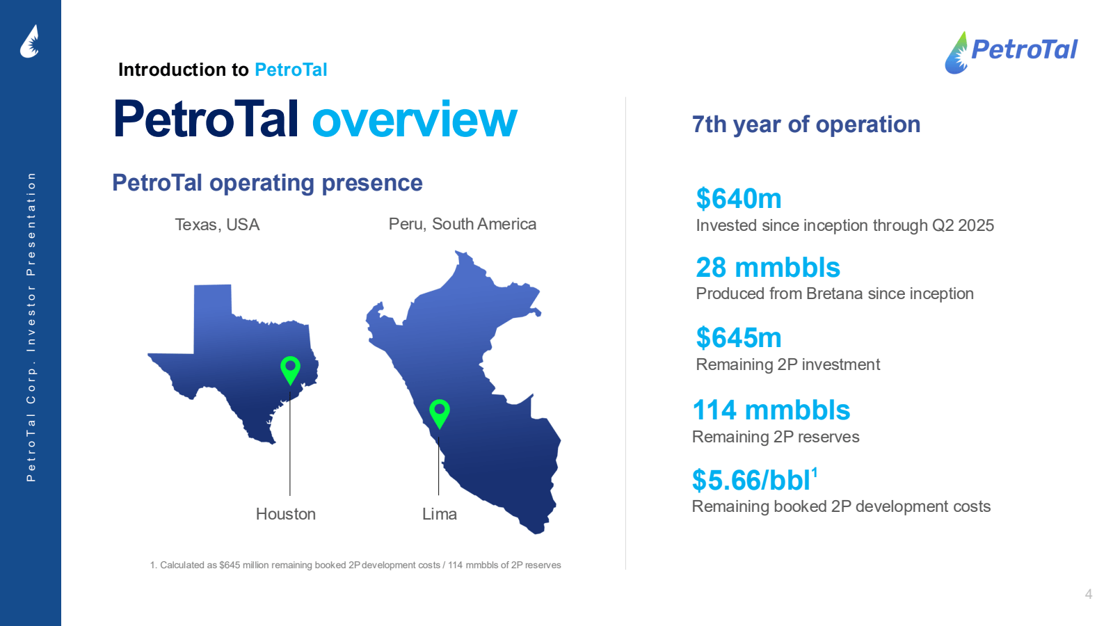 PetroTal Corp. Inves