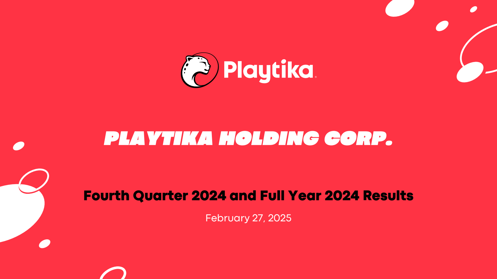 Playtika 

PLAYTIKA 