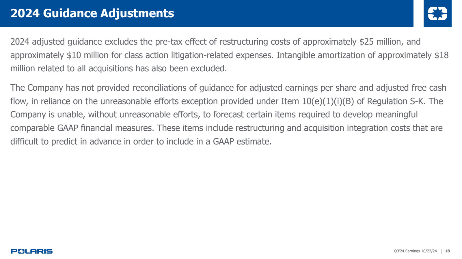 2024 Guidance Adjust