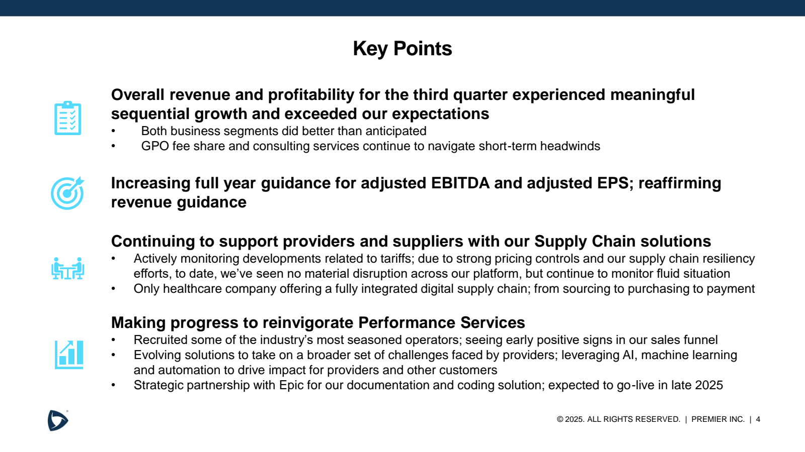 Key Points 

Overall