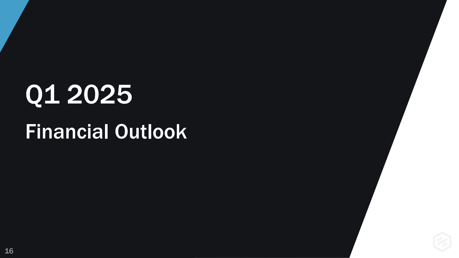 16 

Q1 2025 

Finan