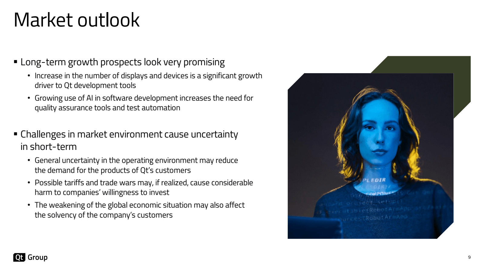 Market outlook 

◉ 
