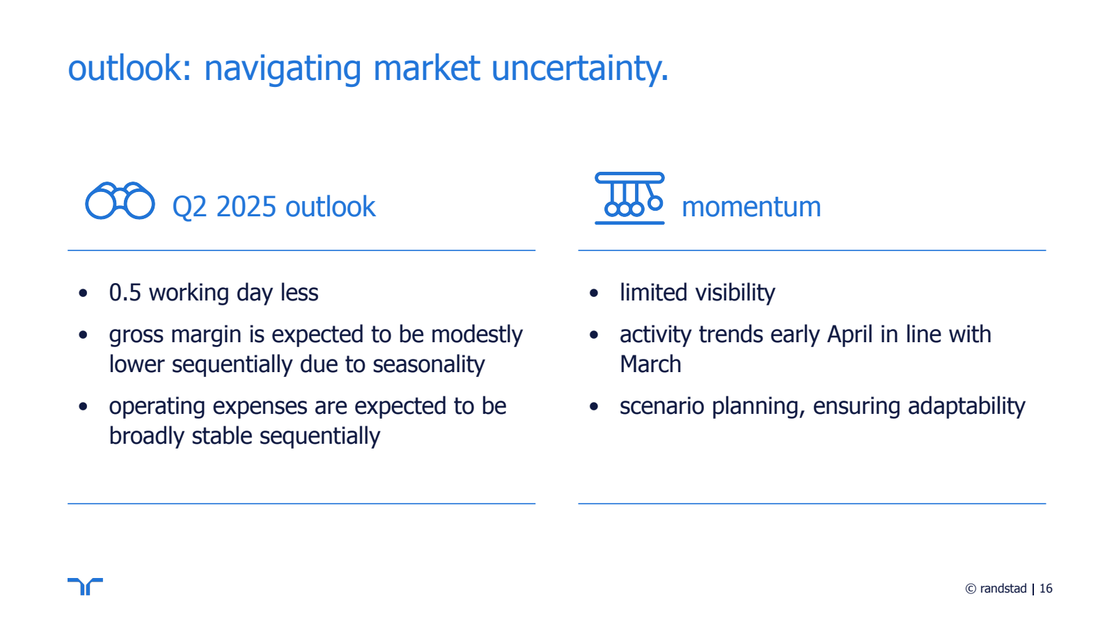 outlook : navigating
