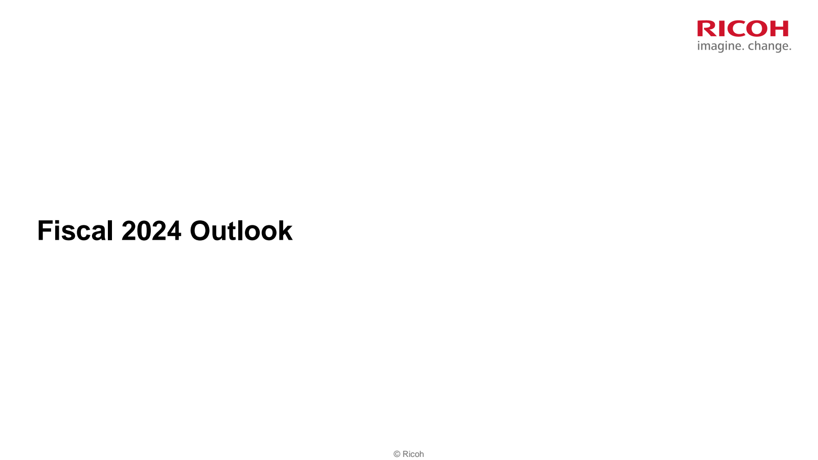 Fiscal 2024 Outlook 