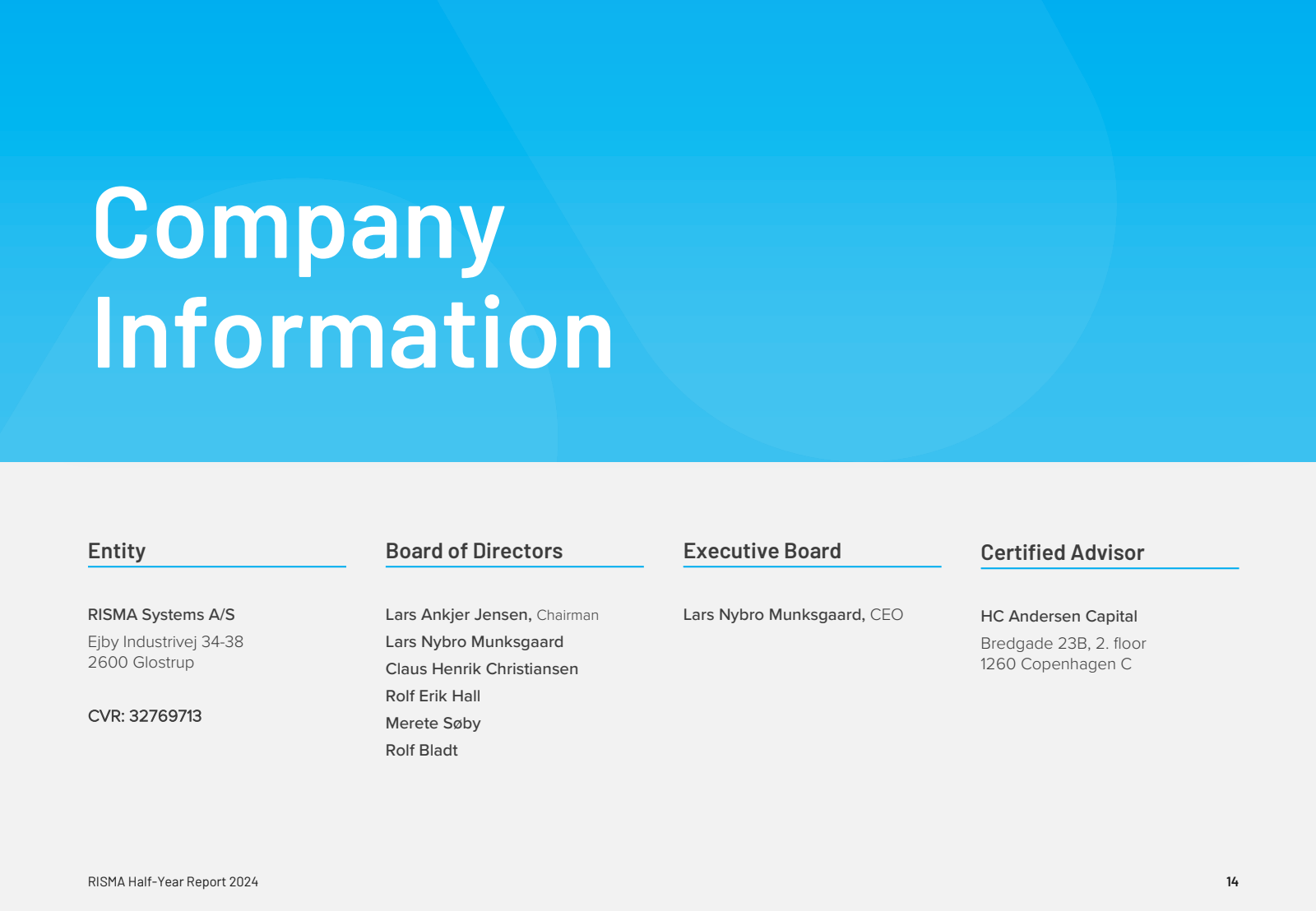 Company Information 