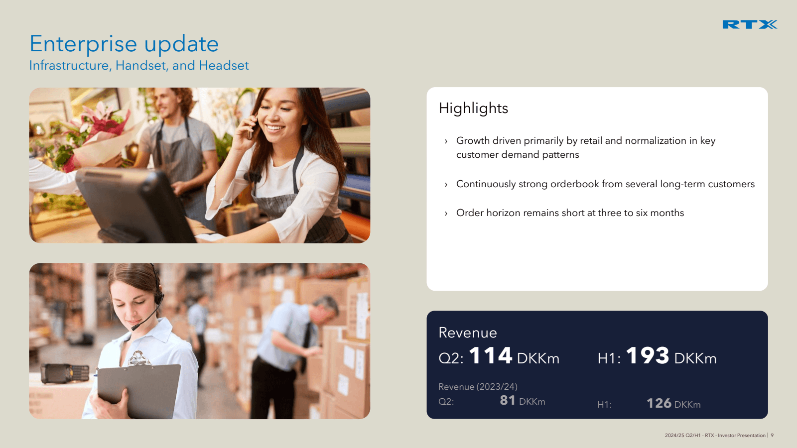 Enterprise update 
I