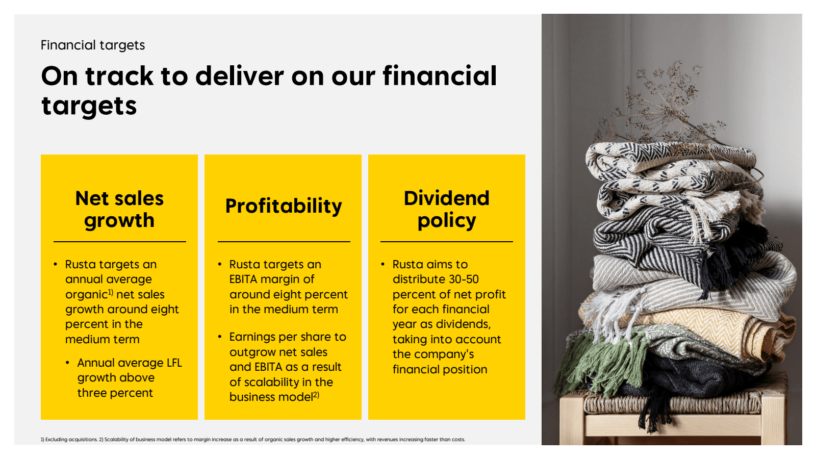Financial targets

O